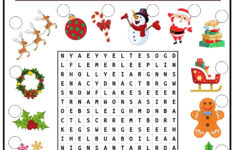 Christmas Word Search 2 - Ezpzlearn regarding Esl Christmas Word Search