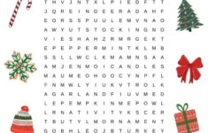 Christmas Word Search For Kids - Fox Farm Home for When We Word Search Christmas