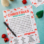 Christmas Word Search   Free Printable Intended For Getting Ready For Christmas Word Search Answers