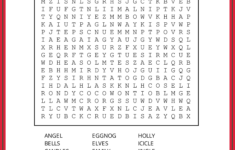 Christmas Word Search (Free Printable Pdf Puzzles) – Free inside Hard Christmas Word Search For Adults