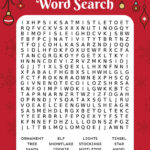 Christmas Word Search {Free Printable!}   Play Party Plan Inside Christmas And New Year Word Search