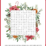 Christmas Word Search Inside Christmas Day Word Search