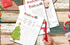 Christmas Word Search Printable For Fun With Your Kids inside When We Word Search Christmas