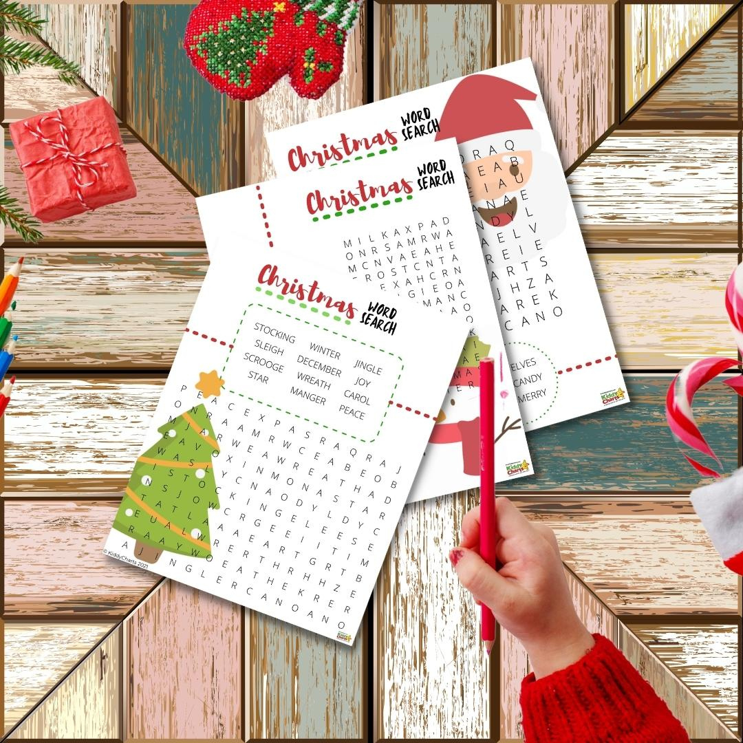 Christmas Word Search Printable For Fun With Your Kids inside When We Word Search Christmas
