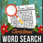 Christmas Word Search Puzzle Book: Holiday Themed Word Search Within Brain Games Christmas Word Search