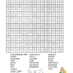 Christmas Word Search — Sew Cute Patterns Regarding Christmas Ornament Word Search