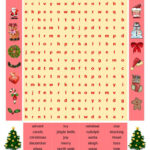 Christmas Word Search Word Search: English Esl Worksheets Pdf & Doc With Regard To Christmas Activities Word Search