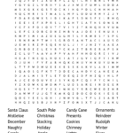 Christmas Word Search   Wordmint Regarding Christmas Word Search Resuelto