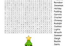 Christmas Word Search - Wordmint throughout Christmas Decorations Word Search Answer Key
