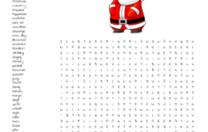 Christmas Word Search - Wordmint with Christmas Word Search Big