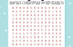 Christmas Word Searches – 25 Free Printables | Printabulls with Online Christmas Word Search Games