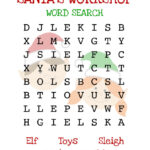 Christmas Word Searches   25 Free Printables | Printabulls With Preschool Christmas Word Search