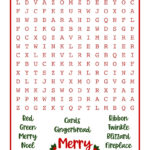 Christmas Word Searches   25 Free Printables | Printabulls Within Christmas Word Search High School