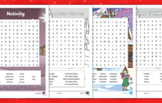 Christmas Word Searches Activity Pack for Ks1 Christmas Word Search