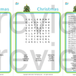 Christmas Word Searches (Pdf) Intended For Christmas Word Search TPT