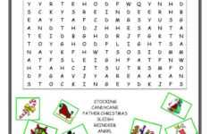 Christmas Wordsearch: English Esl Worksheets Pdf &amp; Doc within Esl Christmas Word Search