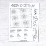 Day 9: Christmas Word Search {12 Days Of Free Christmas Printables With Regard To Christmas Word Search TPT
