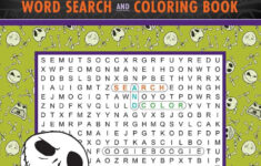 Disney Tim Burton'S The Nightmare Before Christmas Word Search And within Disney Christmas Word Search