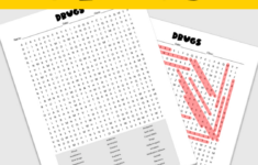 Drugs Word Search Puzzle | Madeteachers intended for Edhelper Christmas Word Search Answers