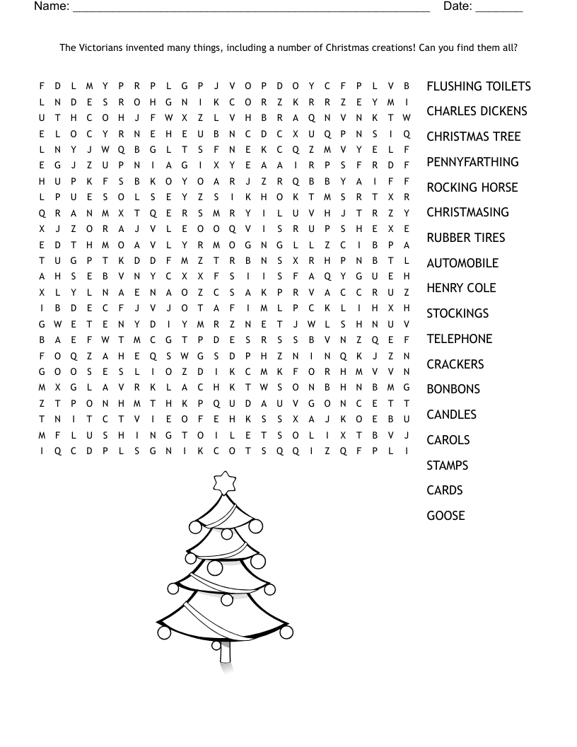 Flush Word Search - Wordmint intended for Victorian Christmas Word Search
