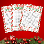 Free Christmas Word Search Printables For Kids And Adults Intended For Getting Ready For Christmas Word Search Answers