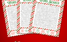 Free Christmas Word Search Printables For Kids And Adults intended for Getting Ready For Christmas Word Search Answers