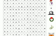Free Christmas Worksheets For Kids with regard to Christmas Maths Word Search