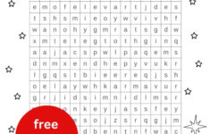 Free Printable Christmas Nativity Word Search - Out Upon The Waters regarding Christmas Nativity Word Search Printable