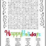 Happy Holiday Hard Word Search   Puzzlesandplans In Word Search Hard Christmas