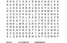 Jesus' Birth Word Search – Ministry To Children in Free Printable Christian Christmas Word Search