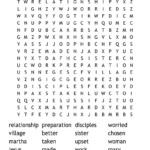 Mary & Martha Word Search   Wordmint Inside Activity Village Christmas Word Search