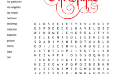 Navidad Sopa De Letras Word Search - Wordmint intended for Spanish Christmas Vocabulary Word Search