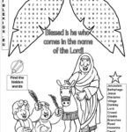 Palm Sunday   Palm Sunday Word Search Puzzle With Regard To Activity Village Christmas Word Search