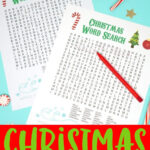 Printable Christmas Word Search For Kids & Adults   Happiness Is For Happiness Is Homemade Christmas Word Search Answers