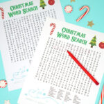 Printable Christmas Word Search For Kids & Adults   Happiness Is Regarding Happiness Is Homemade Christmas Word Search Answers