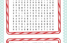 Printable Christmas Word Search - Fun Loving Families within Word Search Christmas Printable Free
