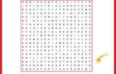 Religious Christmas Word Search inside Free Christian Christmas Word Search