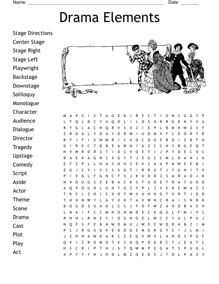 A Christmas Element Word Search Answer Key