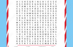 Stock-Vektorgrafik „Educational Game For Children. Christmas Word within English Christmas Word Search