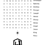 The Angel Gabriel Speaks To Mary Word Search   Wordmint With Regard To Dltk Christmas Word Search