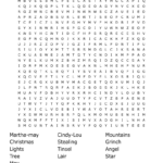 The Grinch Who Stole Christmas Word Search   Wordmint With Word Search Grinch Christmas