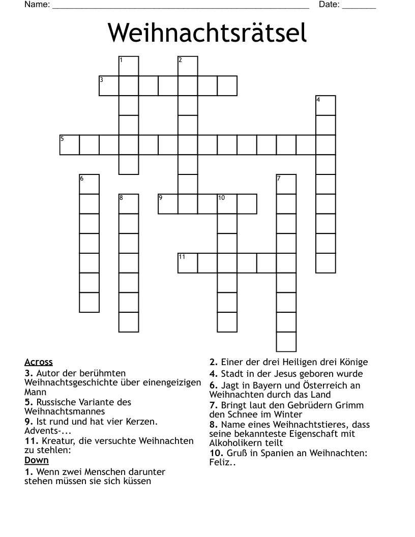 Weihnachten Word Search - Wordmint within German Christmas Word Search