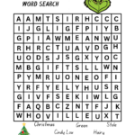 Whimsical Grinch Word Search For Kids | Fun Christmas Activity! In Grinch Christmas Word Search