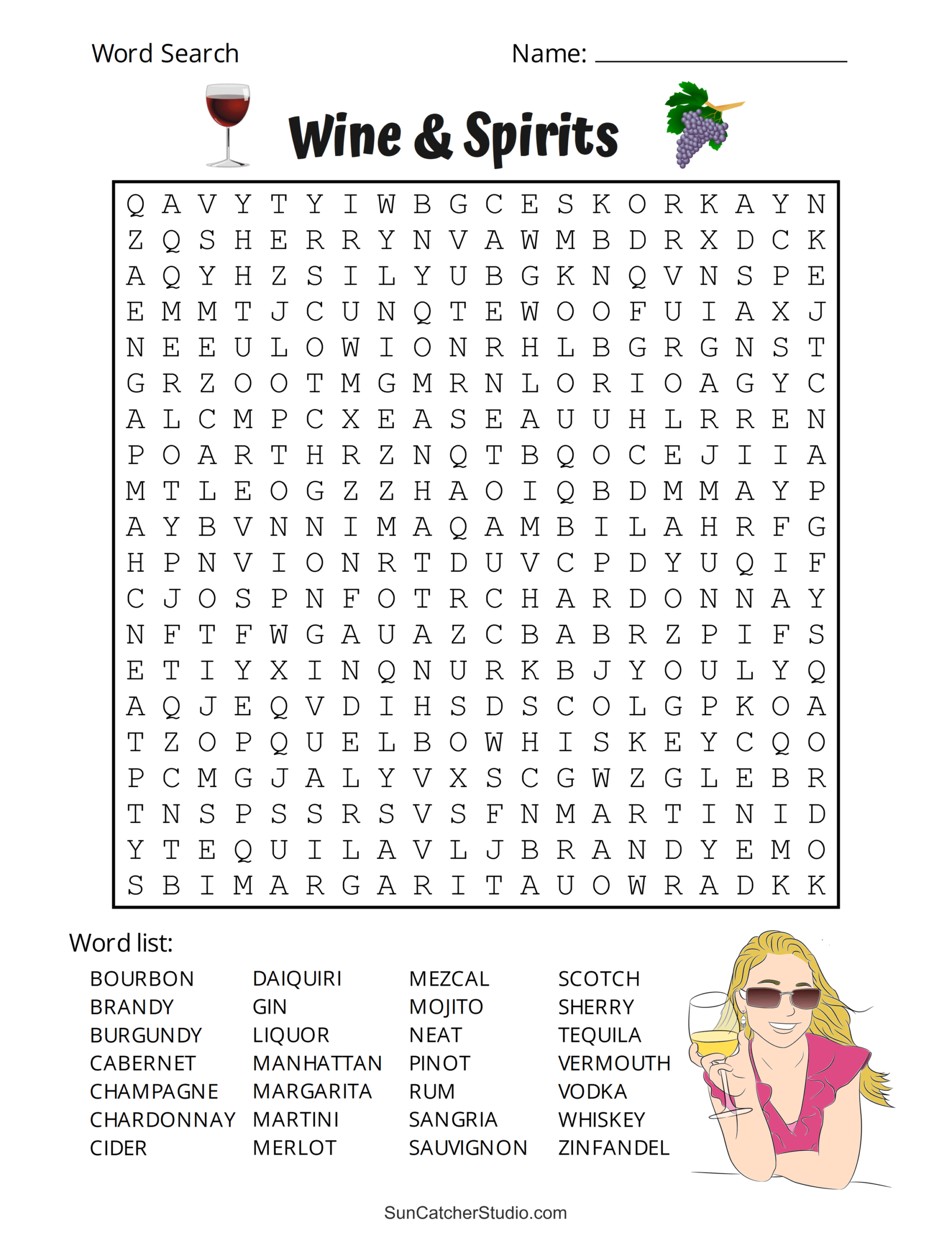 Adult Word Search Adult Word Search