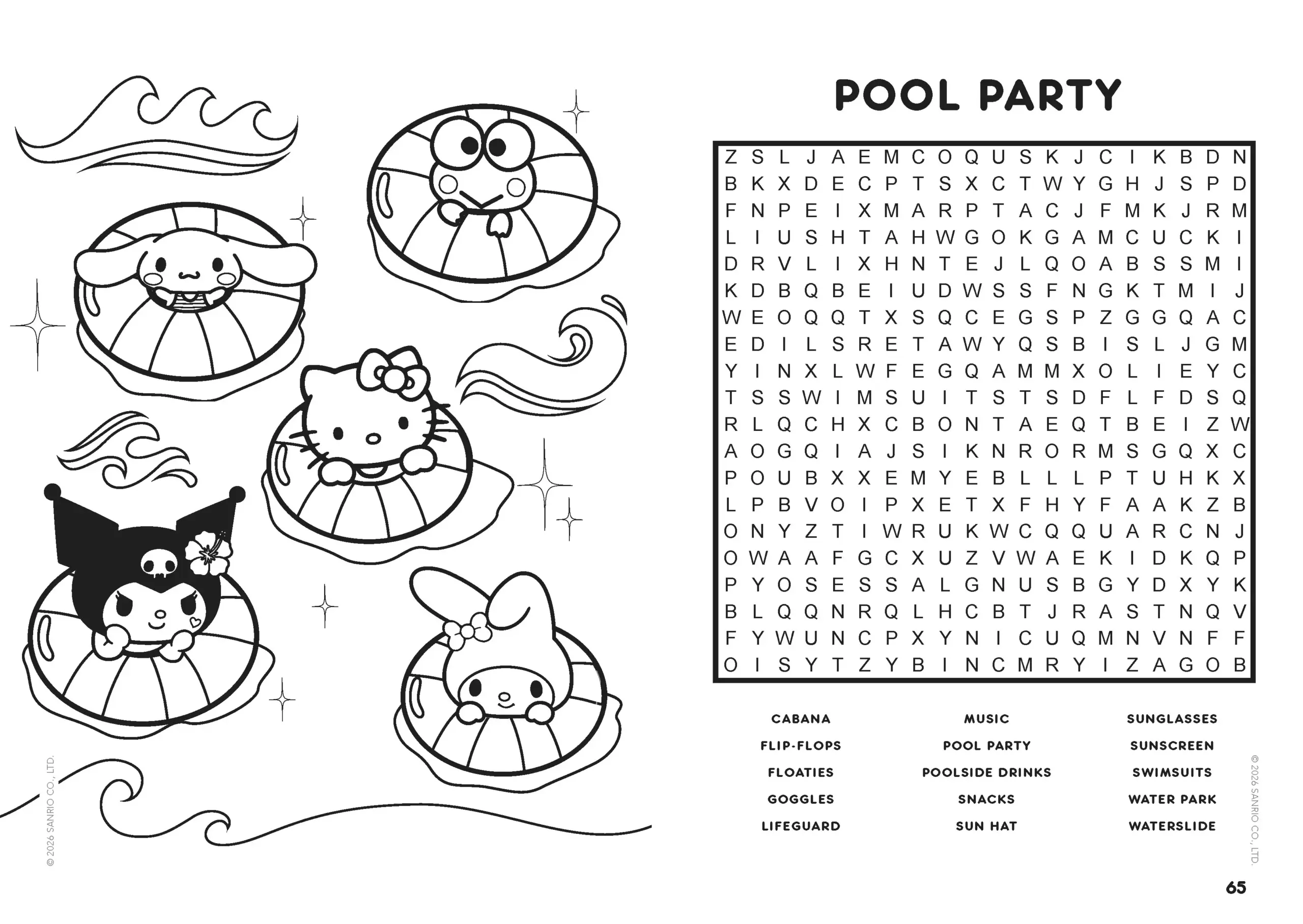 Coloring Book Amp Word Search Hello Kitty And Friends Word Search And Coloring Book Paperback 9781667210681 Coloring Book Amp Word Search Hello Kitty And Friends Word Search And Coloring Book Paperback 9781667210681