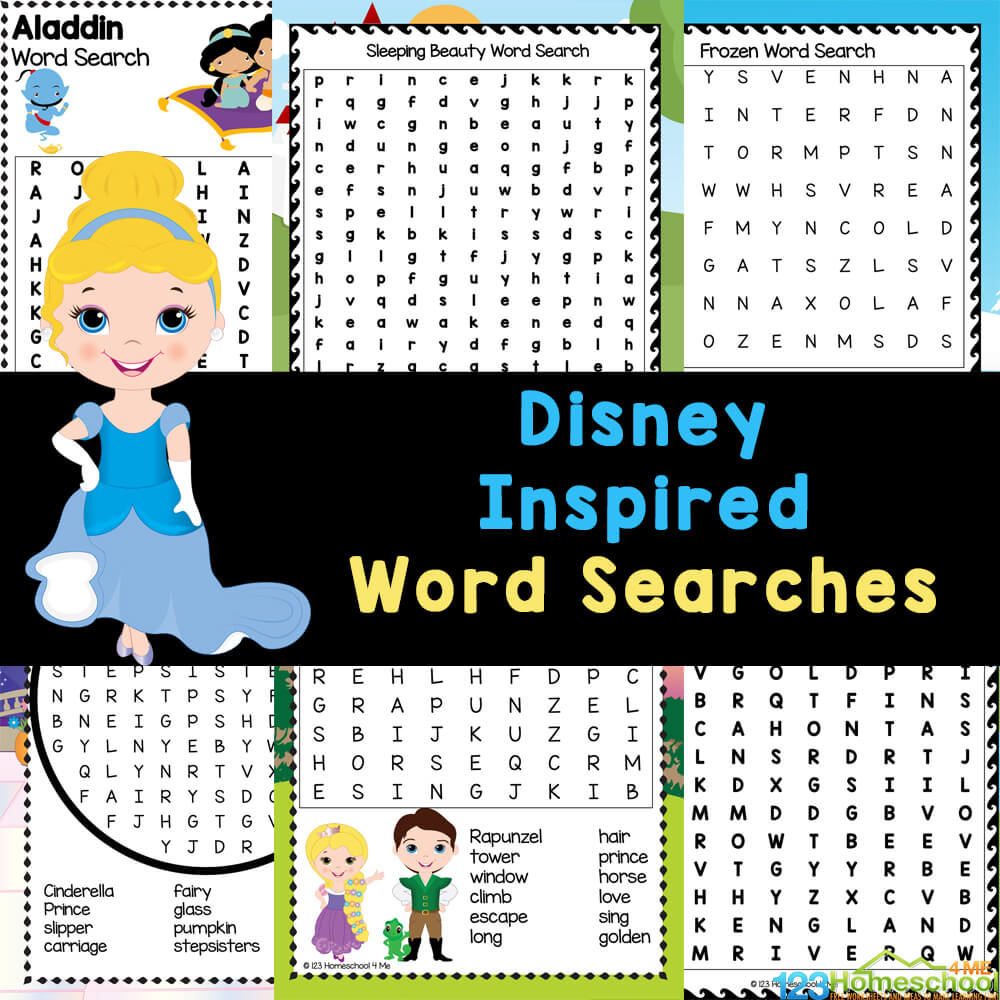 Disney Word Searches Disney Word Searches