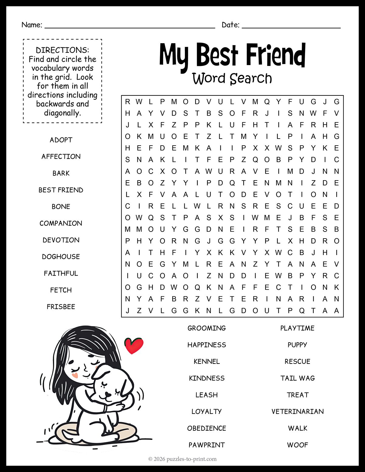 Dog Word Search shtml Dog Word Search shtml