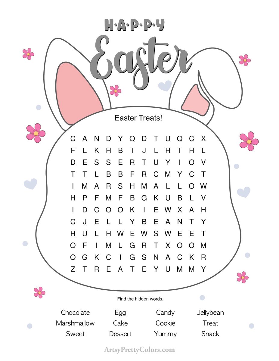 Easter Word Search Printable Easter Word Search Printable