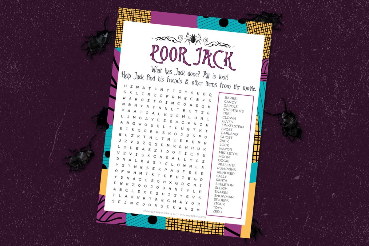 the nightmare before christmas word search the nightmare before christmas word search