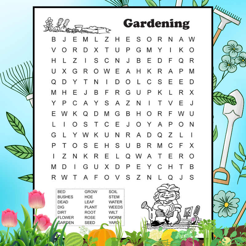 Garden Word Search